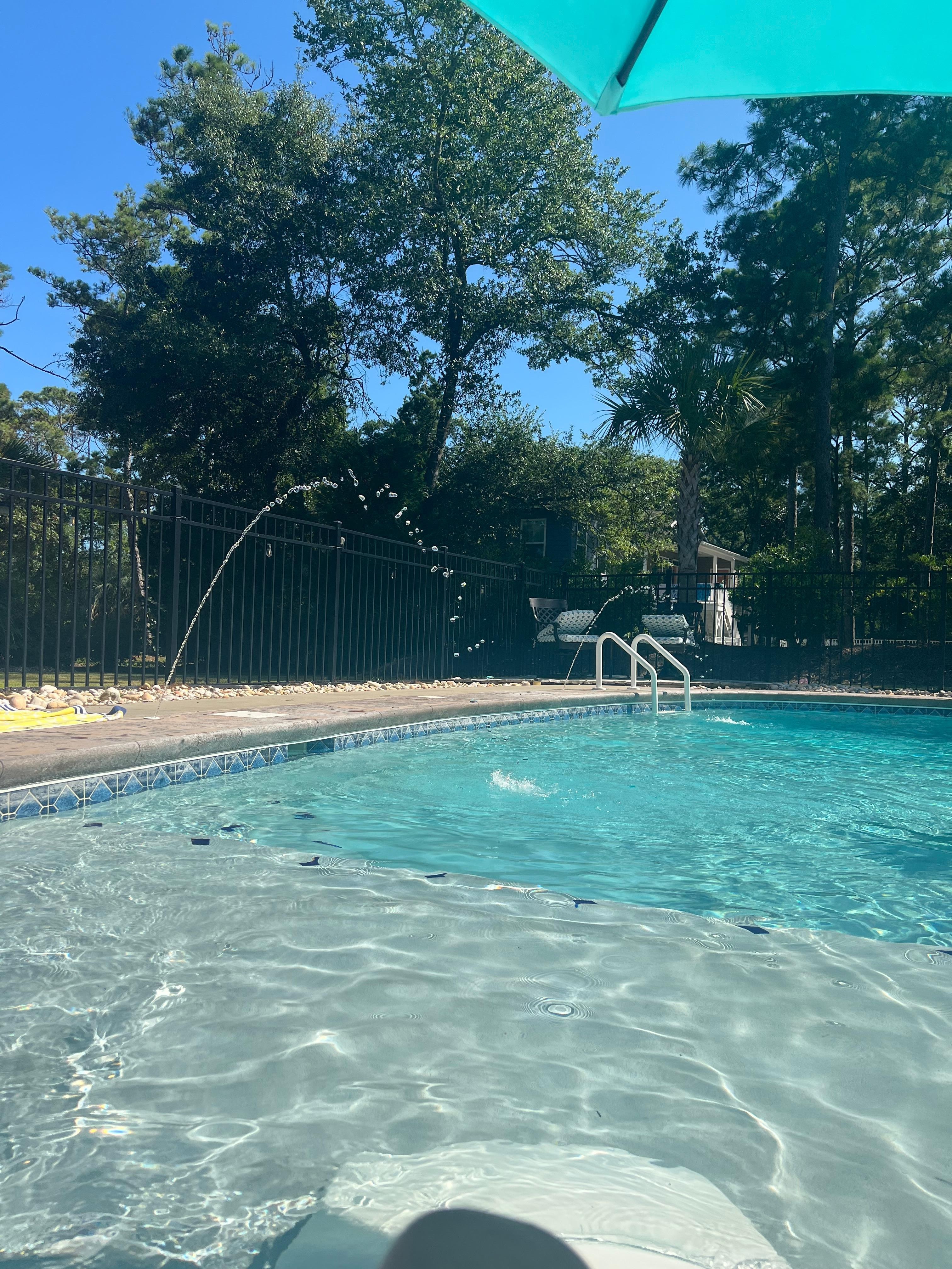 The pool is amazing!