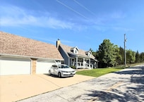 Surrounded by acres of trees.