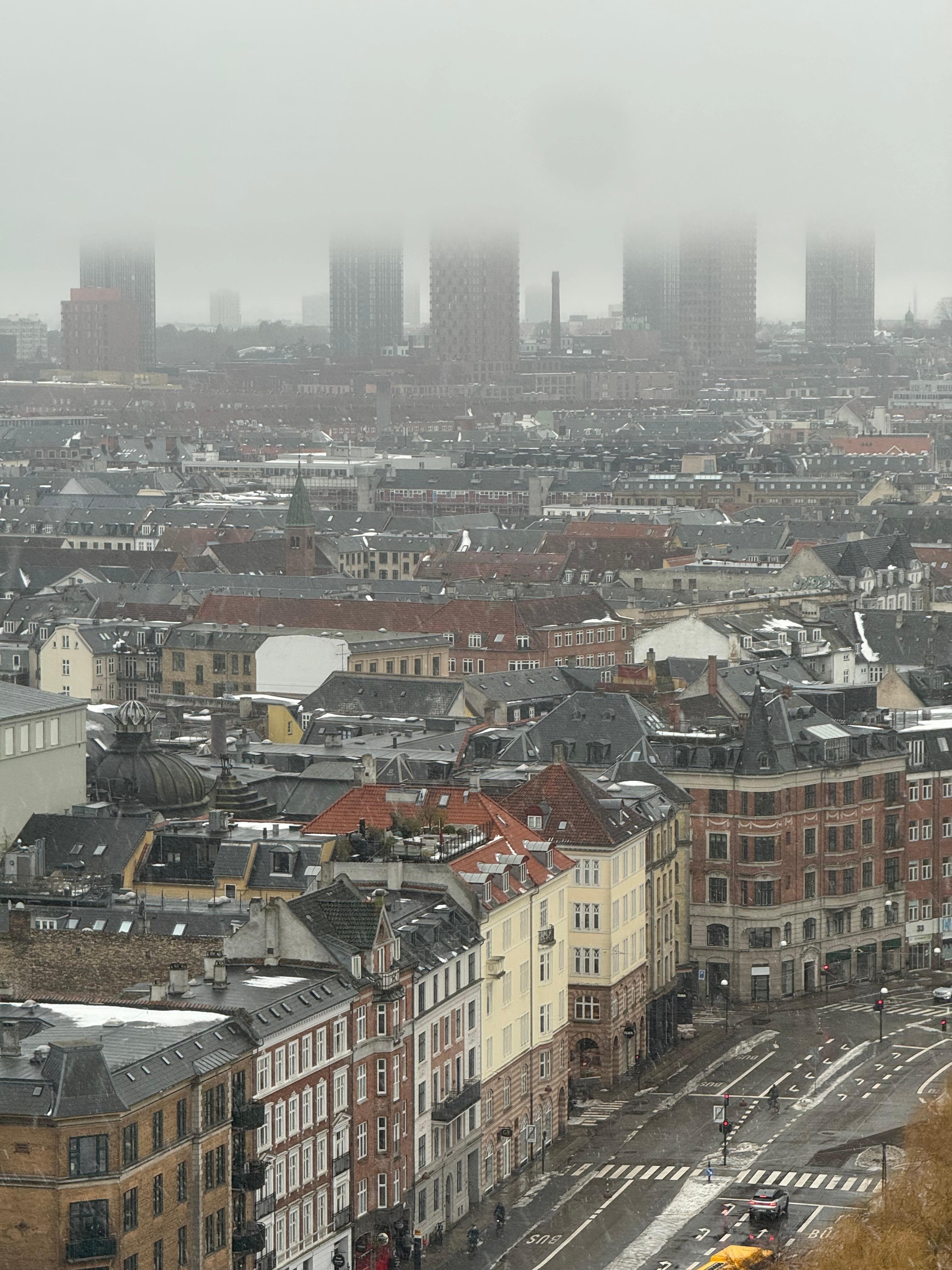 Udsigten fra vores værelse på 18 etage😊