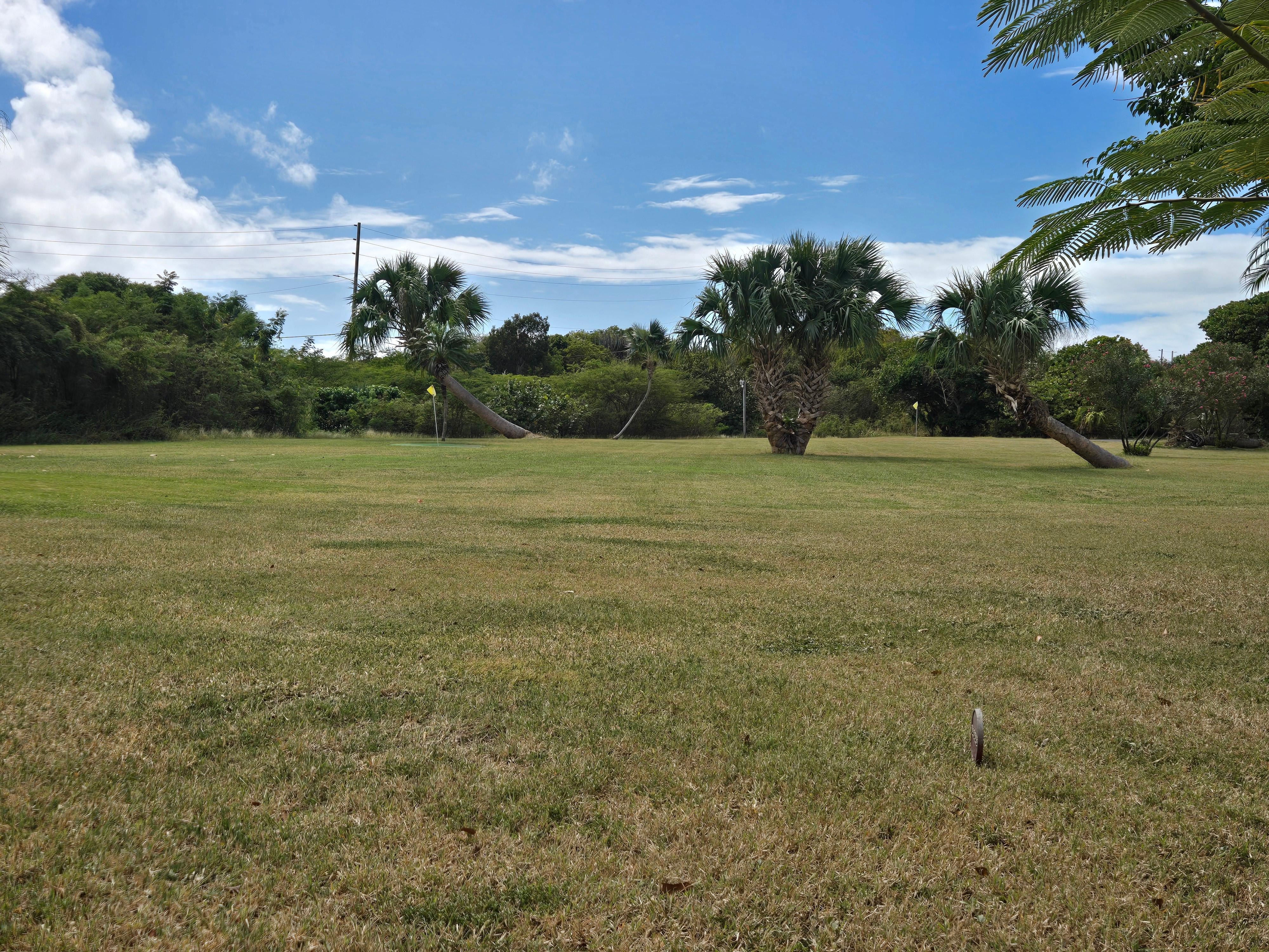 If your a golfer there are a few holes to hit a ball around in your extra time