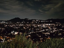 Nite View from the Patio.