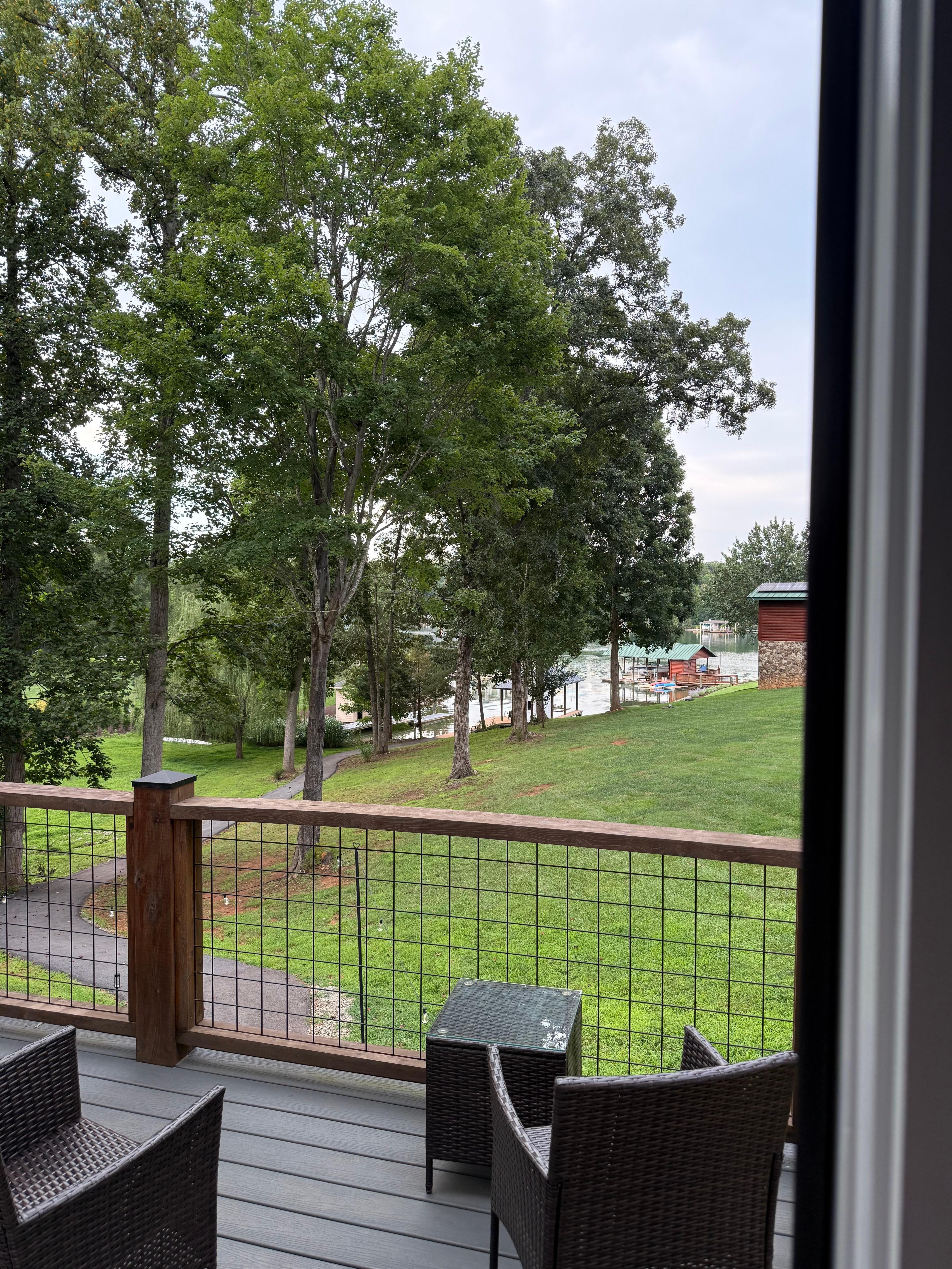 View from master bedroom balcony