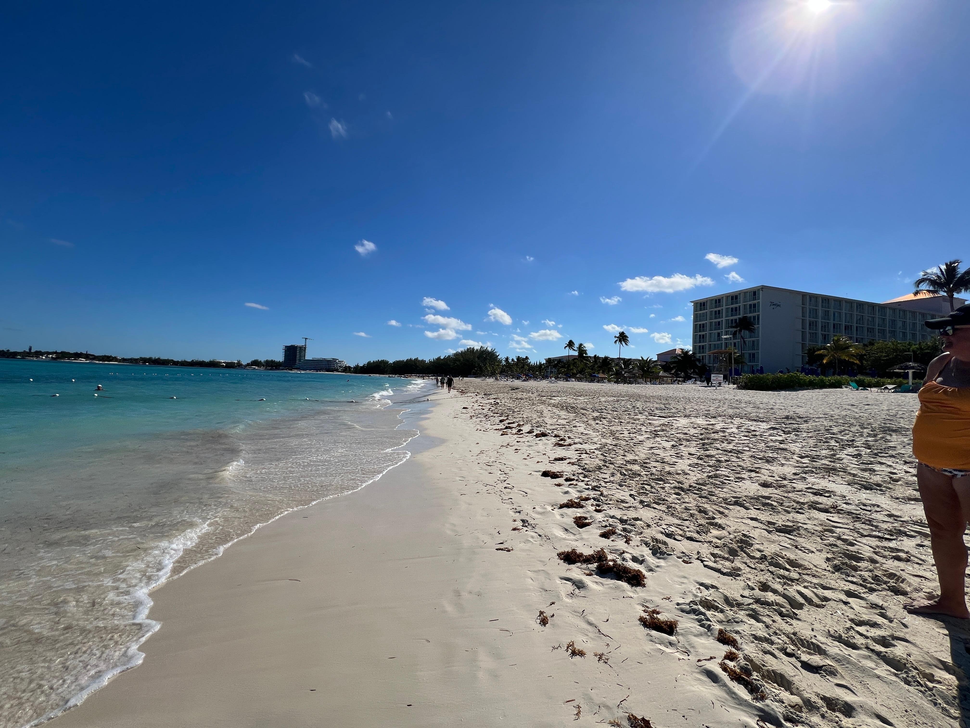 The beach that is kept pristine 