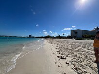 The beach that is kept pristine