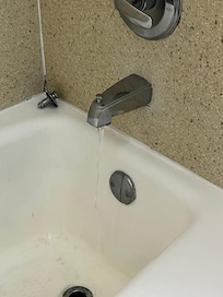 water in bathtub would not shut off