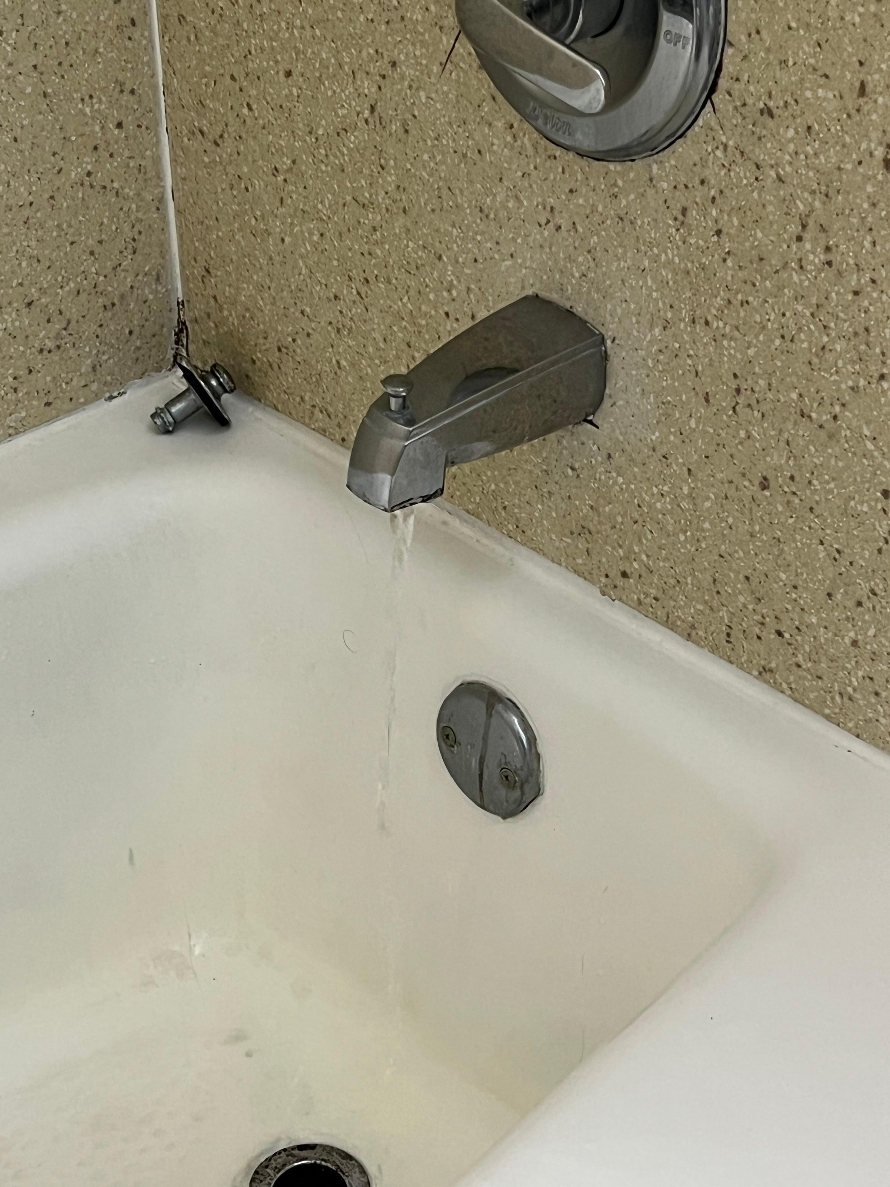 water in bathtub would not shut off