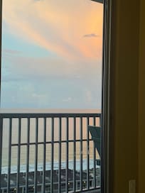 Watching the sunrise from The Master Bedroom