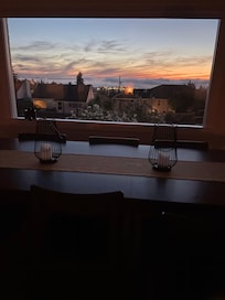 Early sunrise from front window.