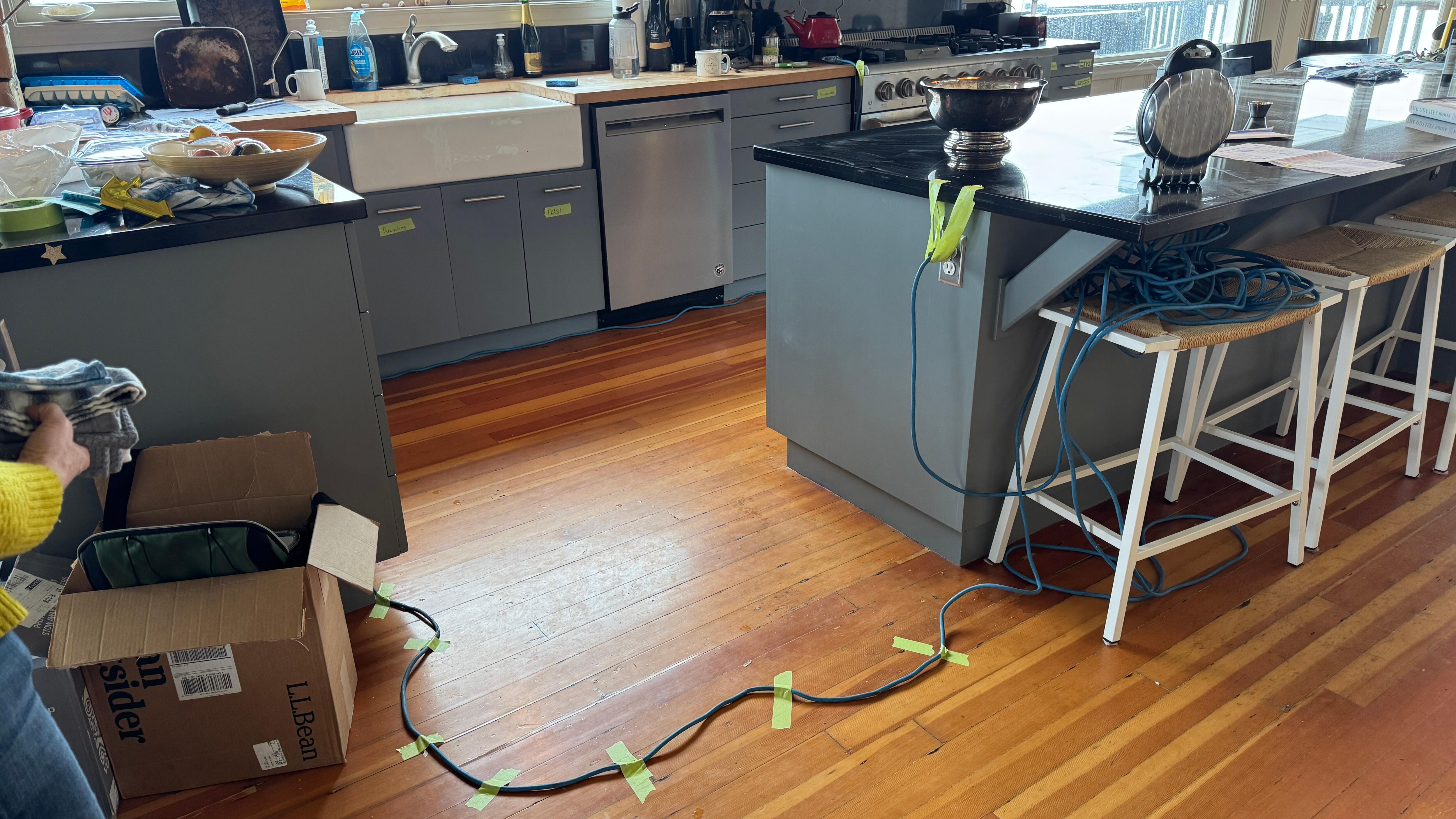 Stove goes out in rain