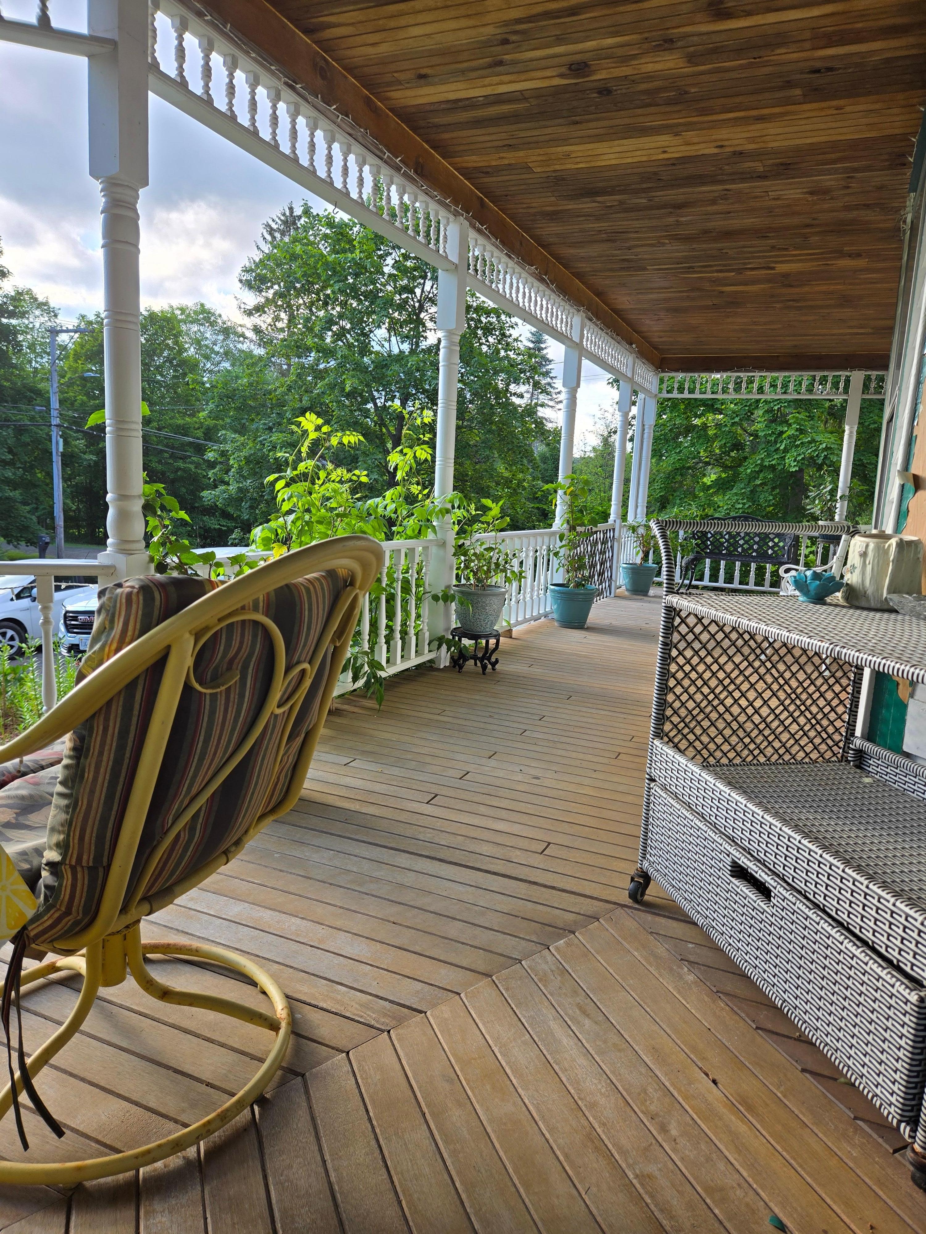 Lovely front porch