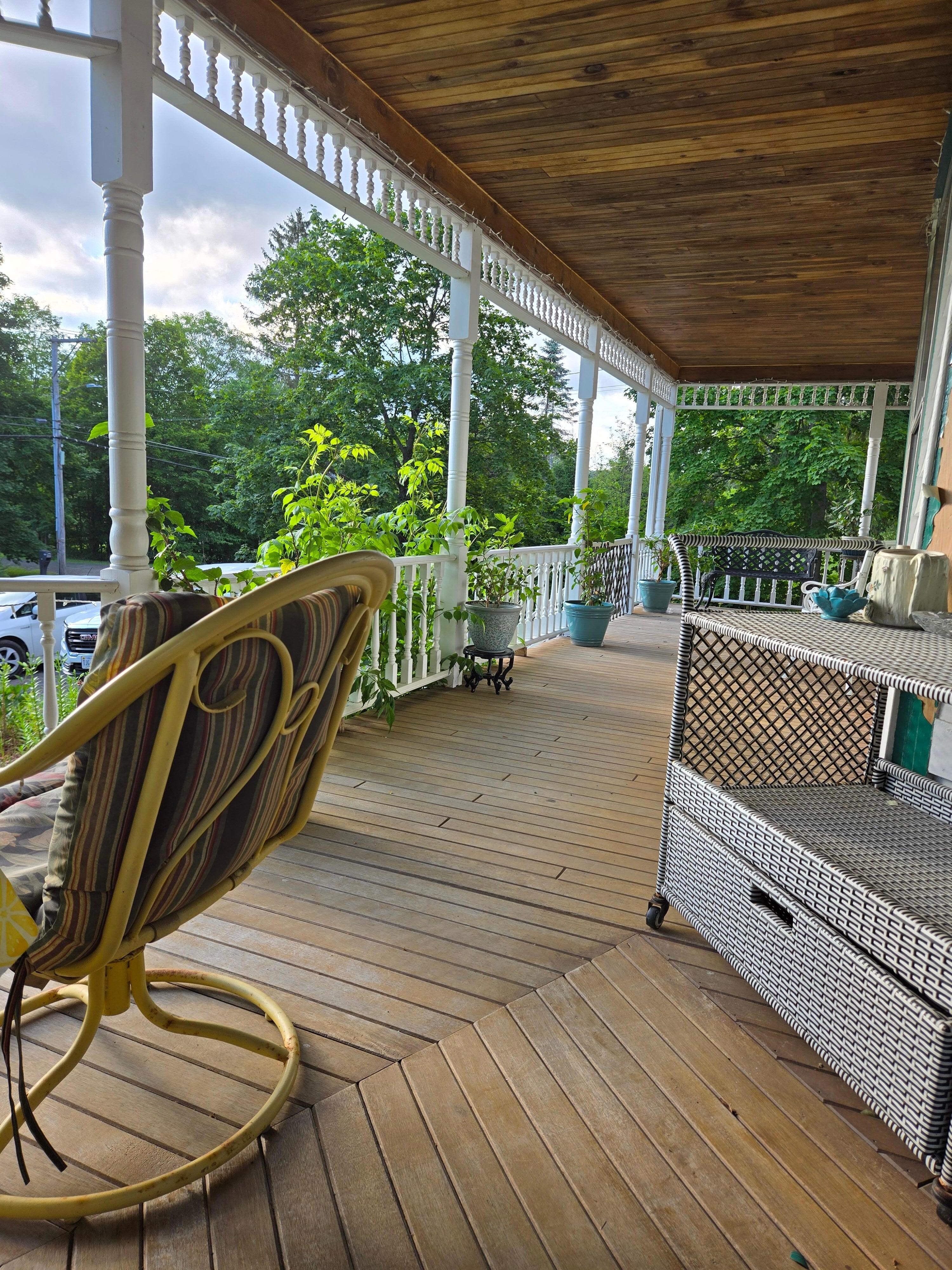 Lovely front porch