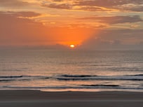 Sunrise from balcony.