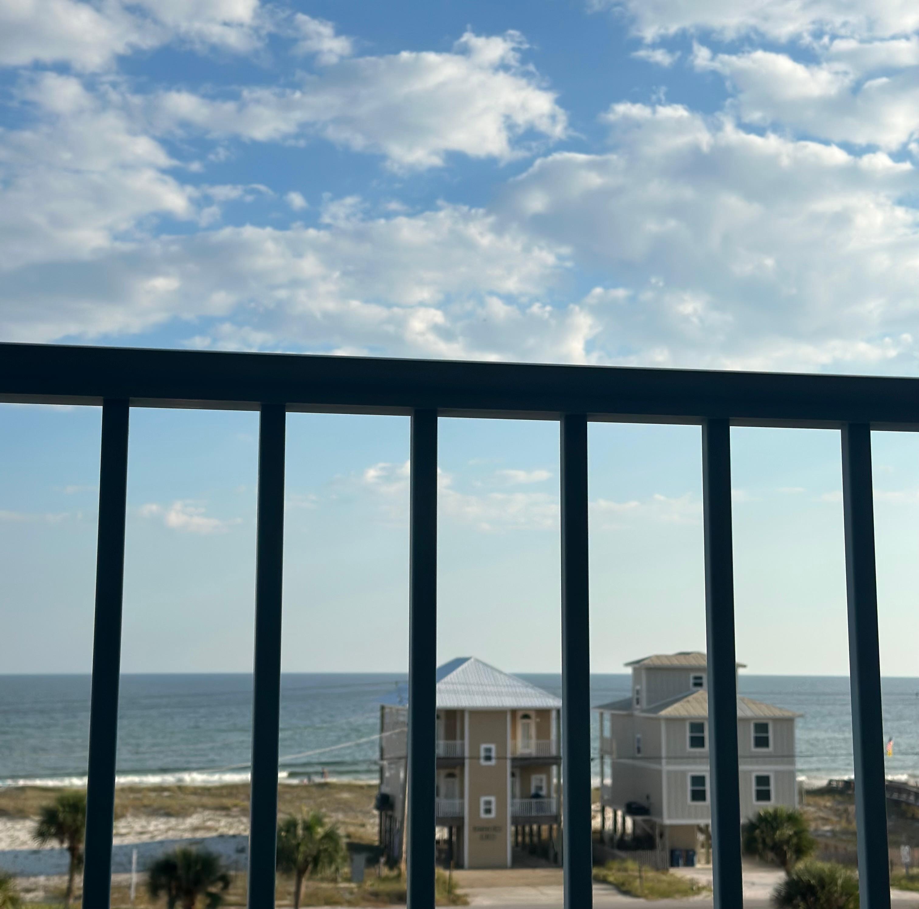 Beach front balcony 