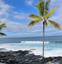 Sunlit waves from Lanai