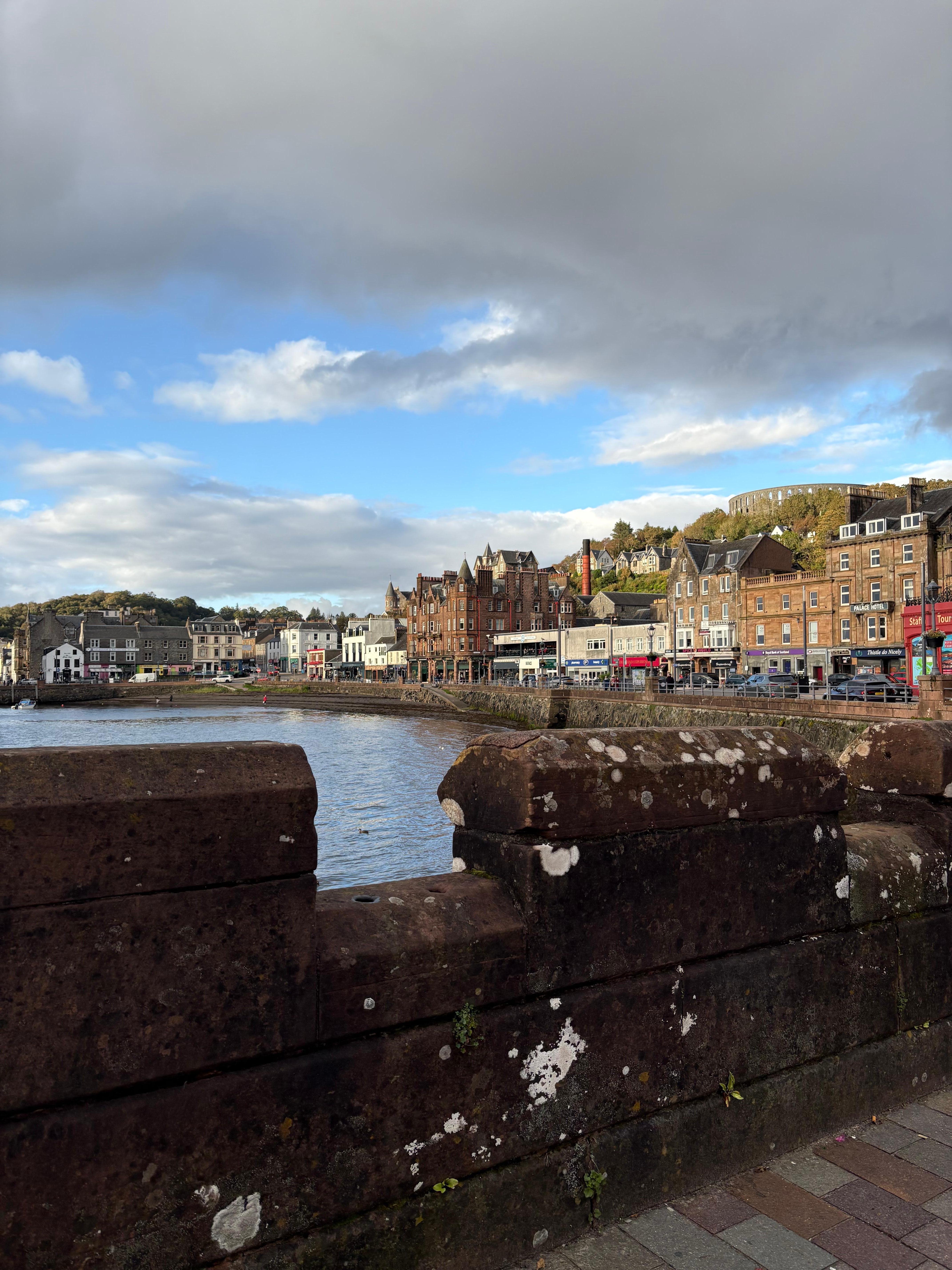 A shot taken from the harbor fifty feet from my room. 