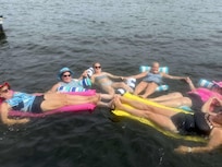 Plenty of water space for relaxing or playing.