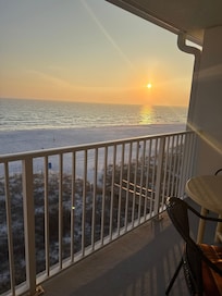 We had dinner on our patio!