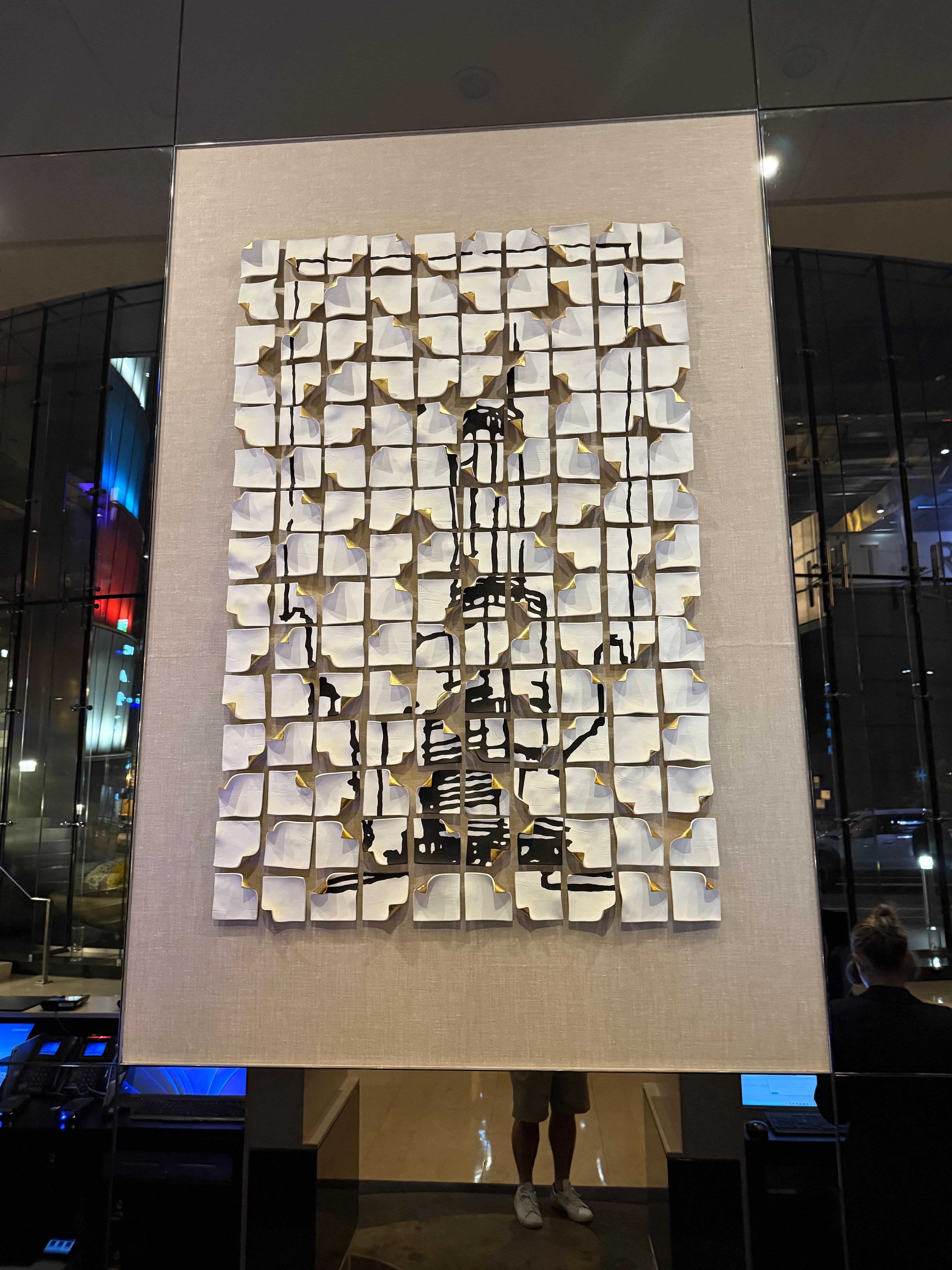 Mural at the front deak