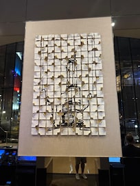 Mural at the front deak