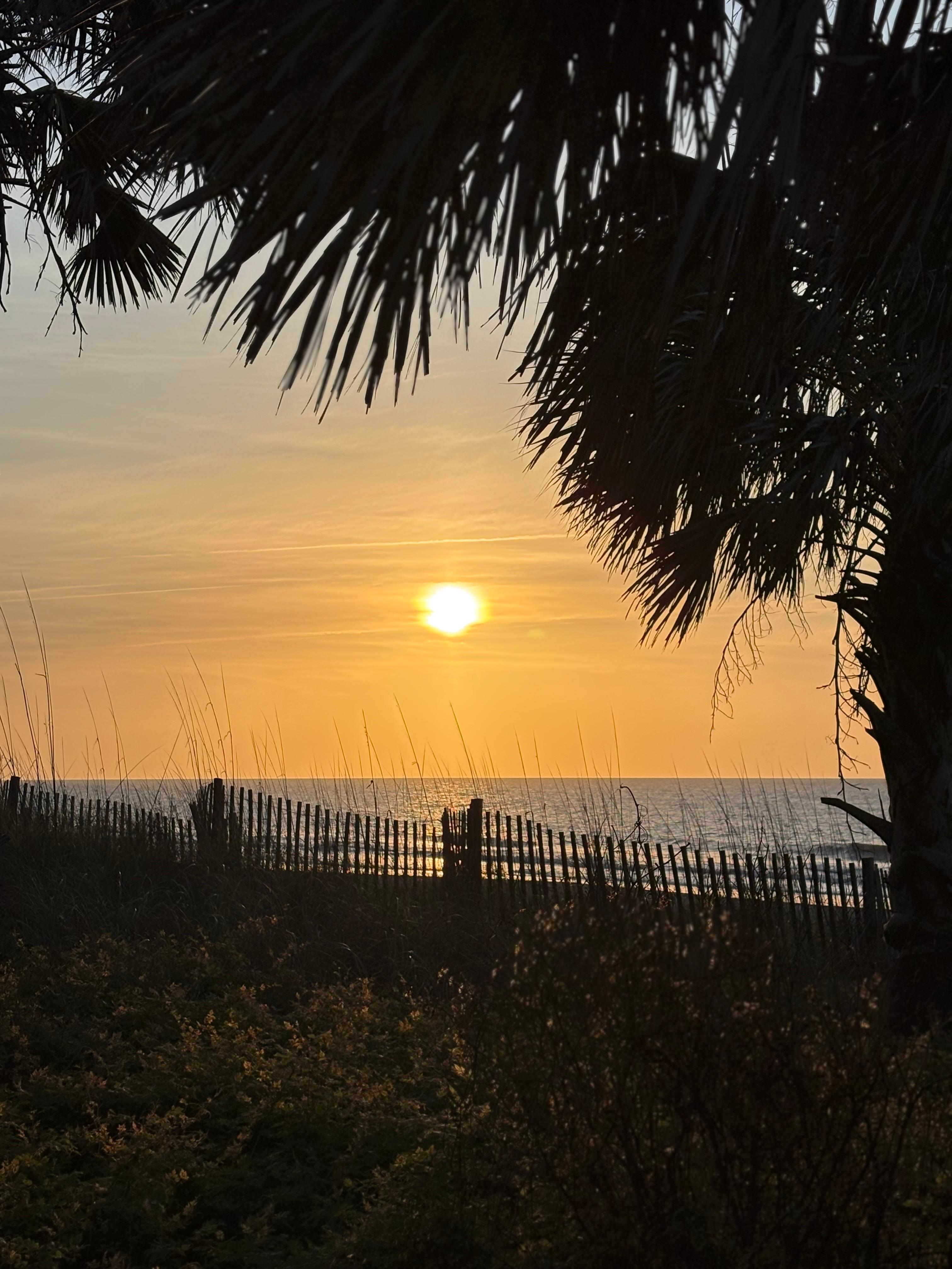 Sunrise off the balcony