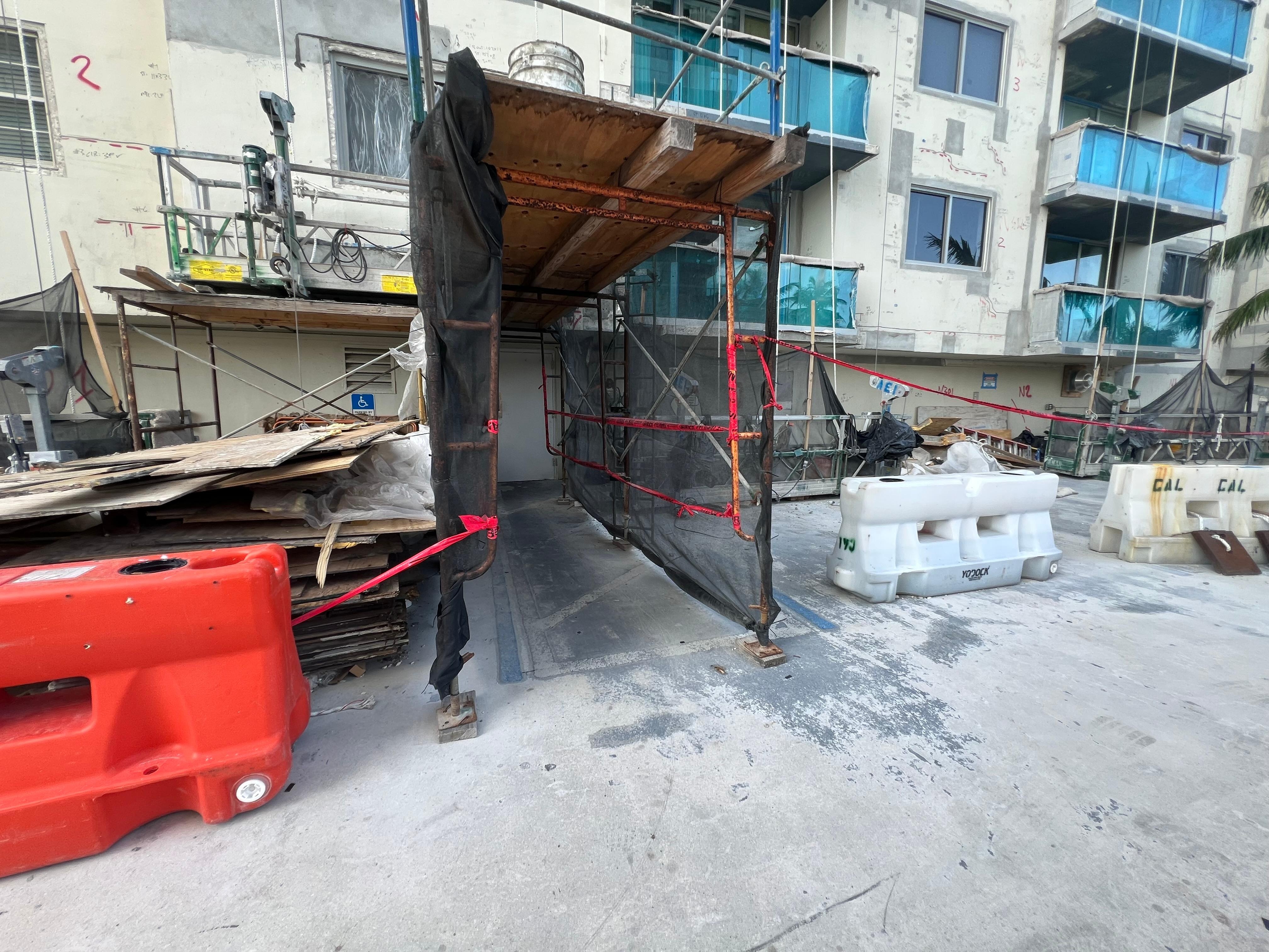 Construction at every entrance