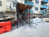 Construction at every entrance