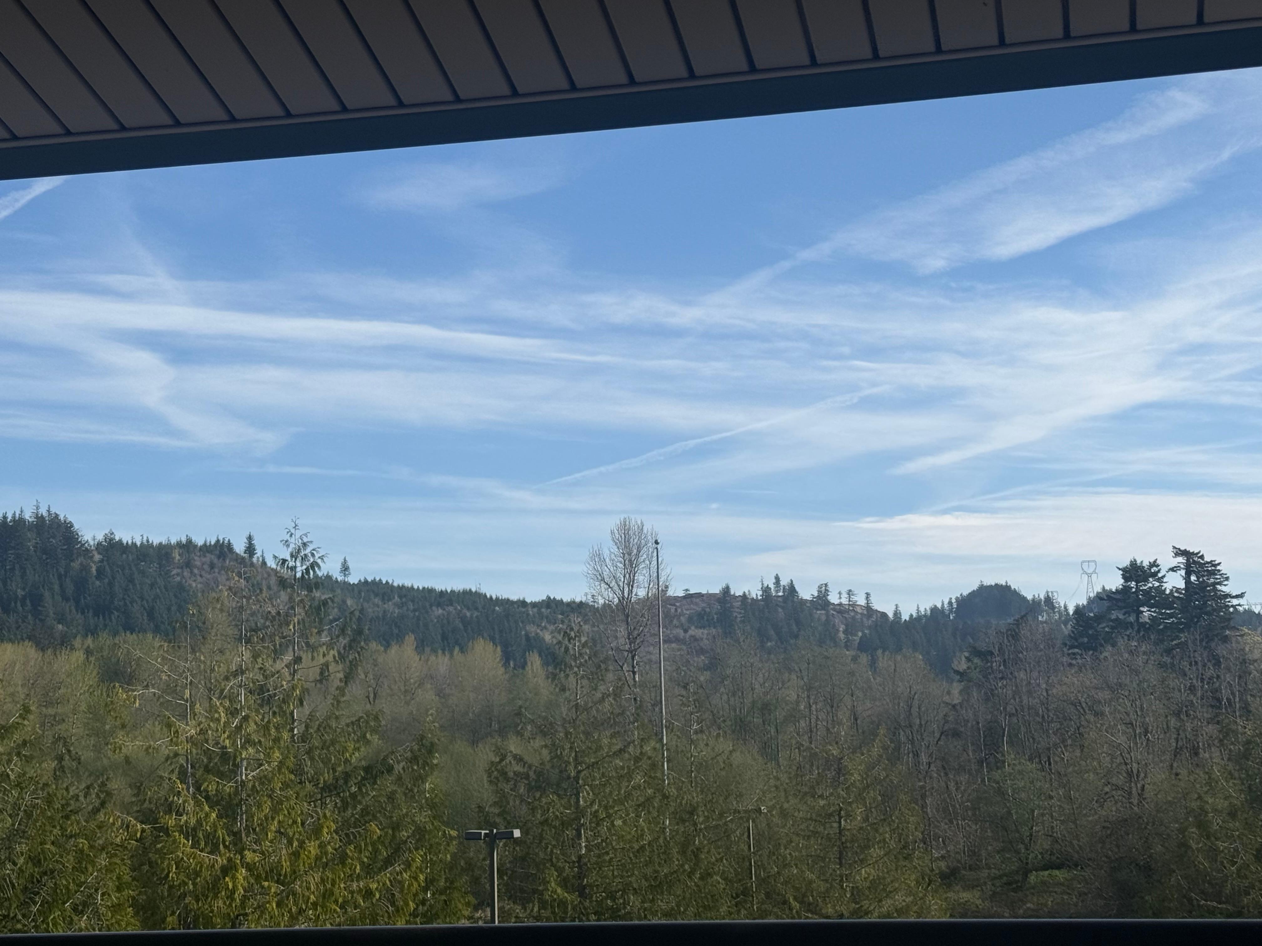 View from our patio on the 3rd floor from the hot tub