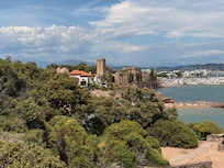Castle area has a walking trail