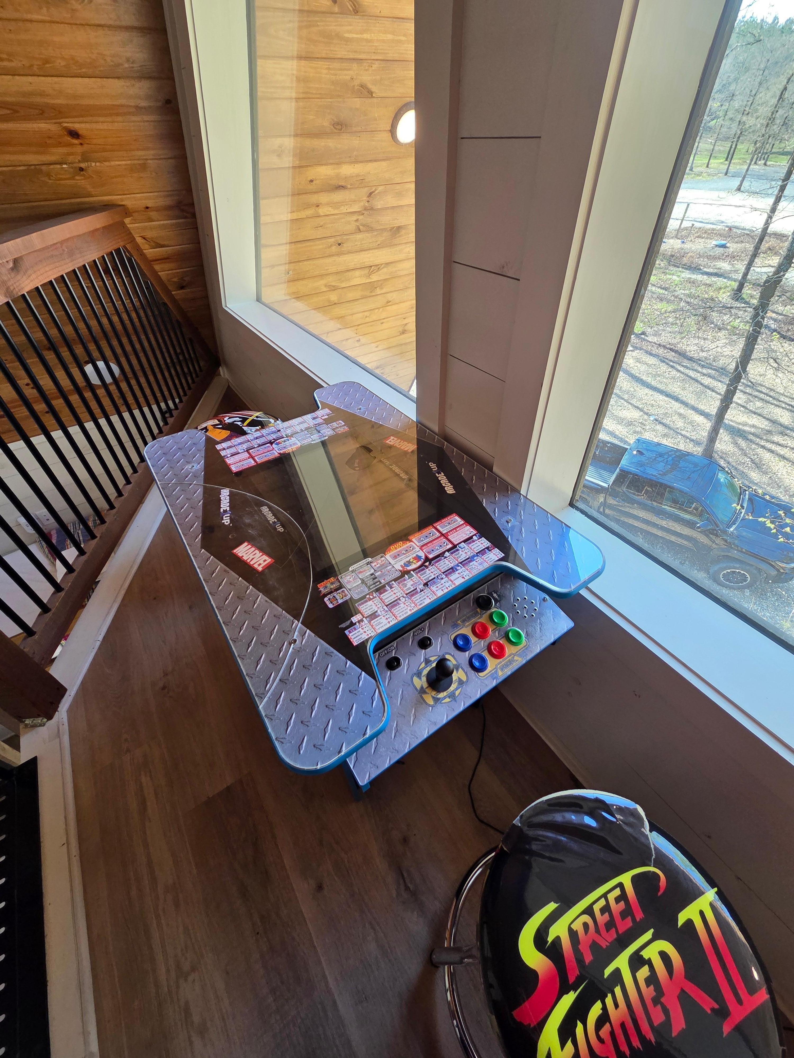 Fun game at the very top of the kids room.