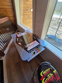 Fun game at the very top of the kids room.