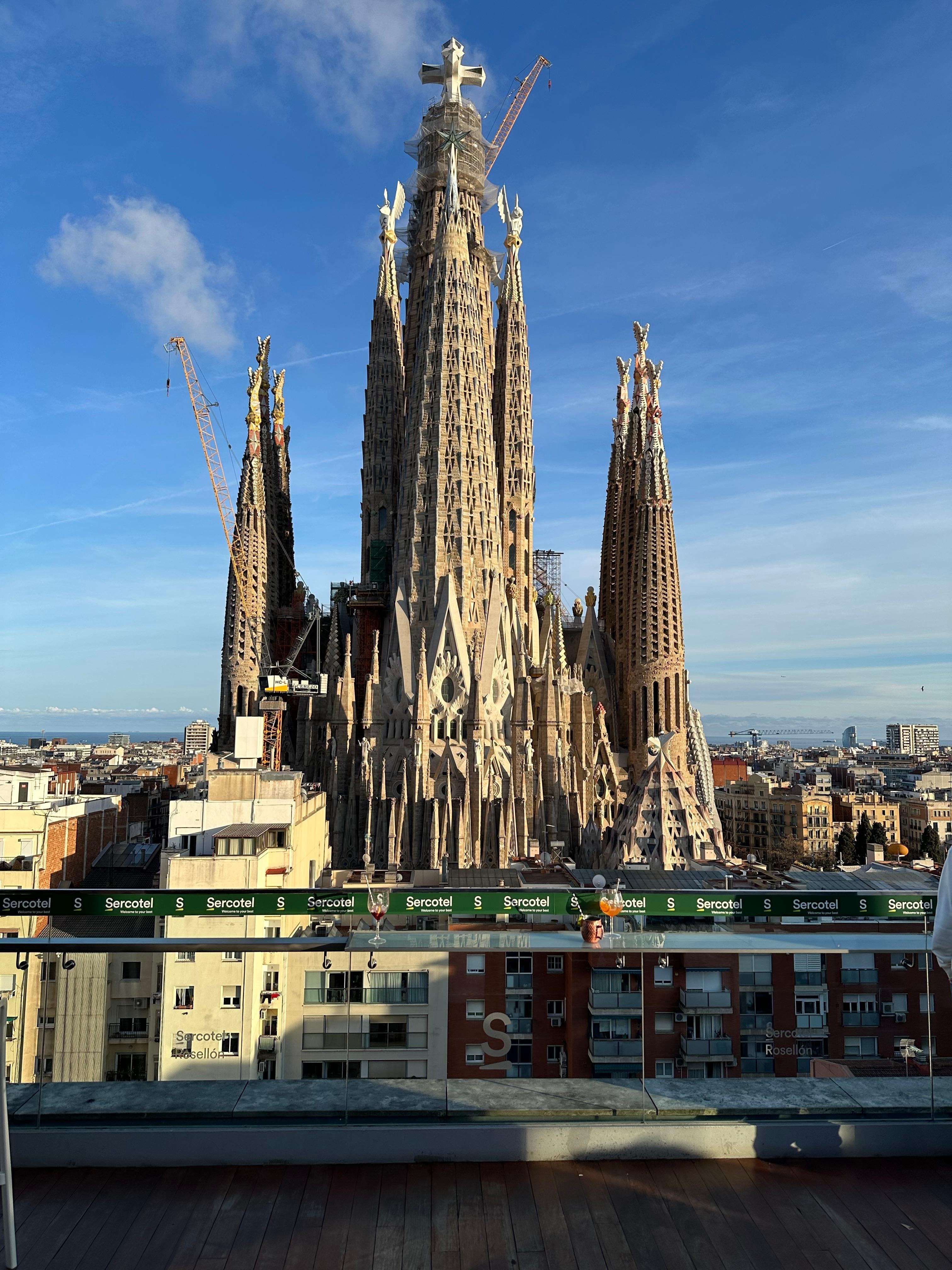 ルーフトップからの景色です