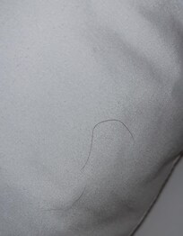 Hair on bed