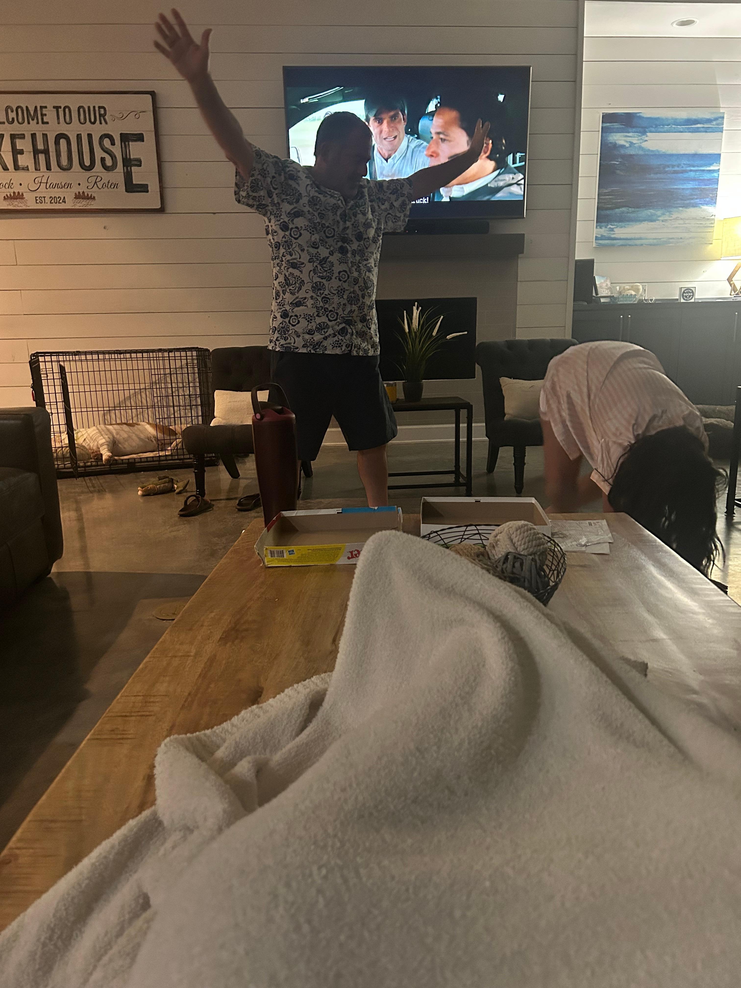 Game night! Twister! Plenty of games available! 