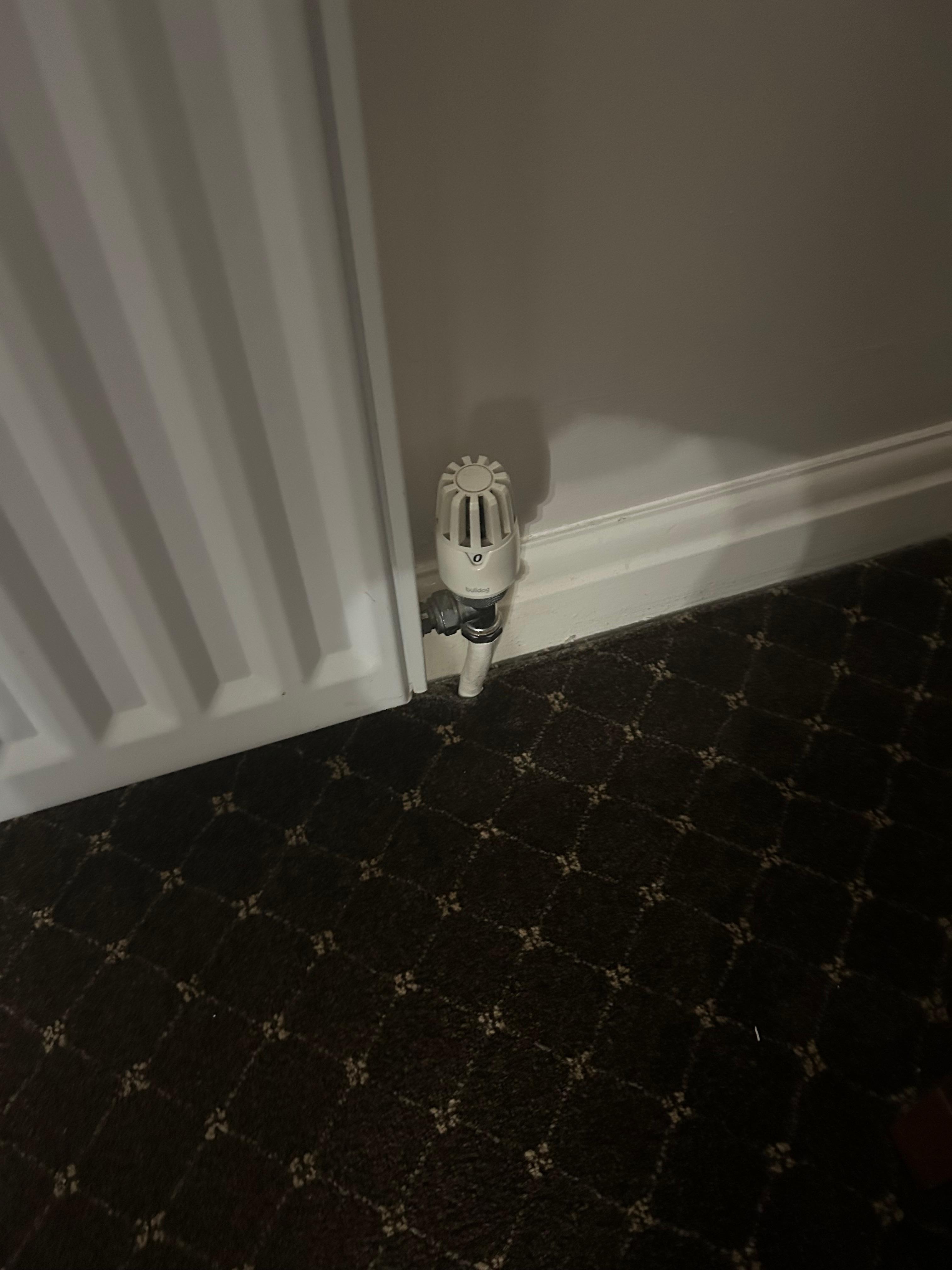 The valve on the radiator was not functioning properly so the room temperature was so high we had to sleep with the window open waking up in the night shivering and closing the window. The radiator went cold overnight when the heating went off.