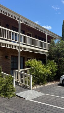 Accessible entrance to rooms
