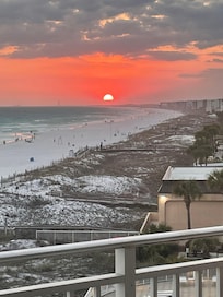 Sunset from balcony