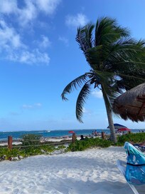 View from private beach