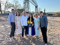 Best Mother's Day ever. Beautiful beach on Lake Superior.