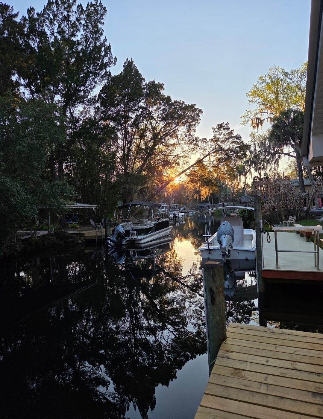 Sunset from the dock