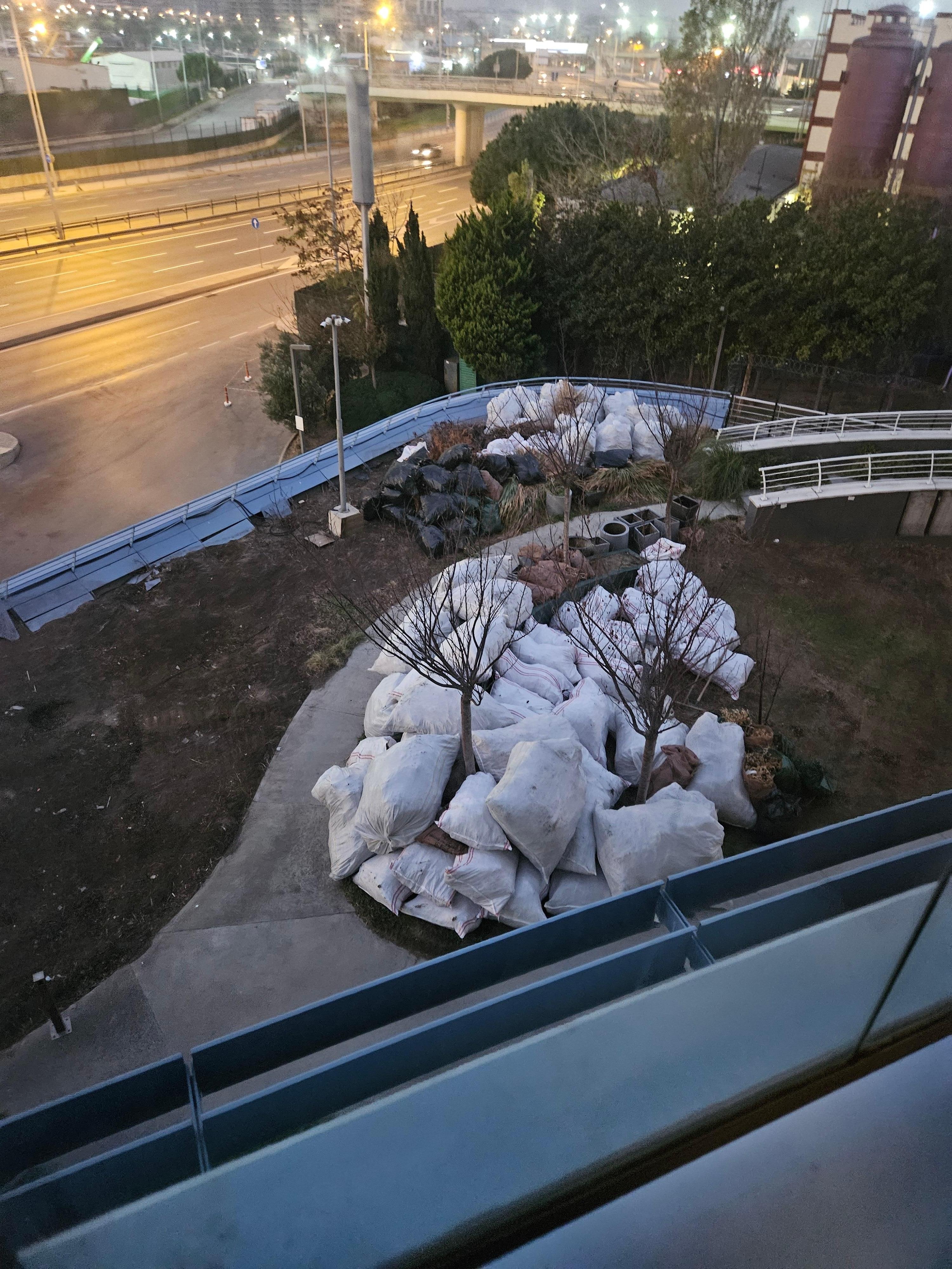 Vew from the balcony