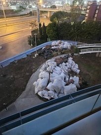 Vew from the balcony