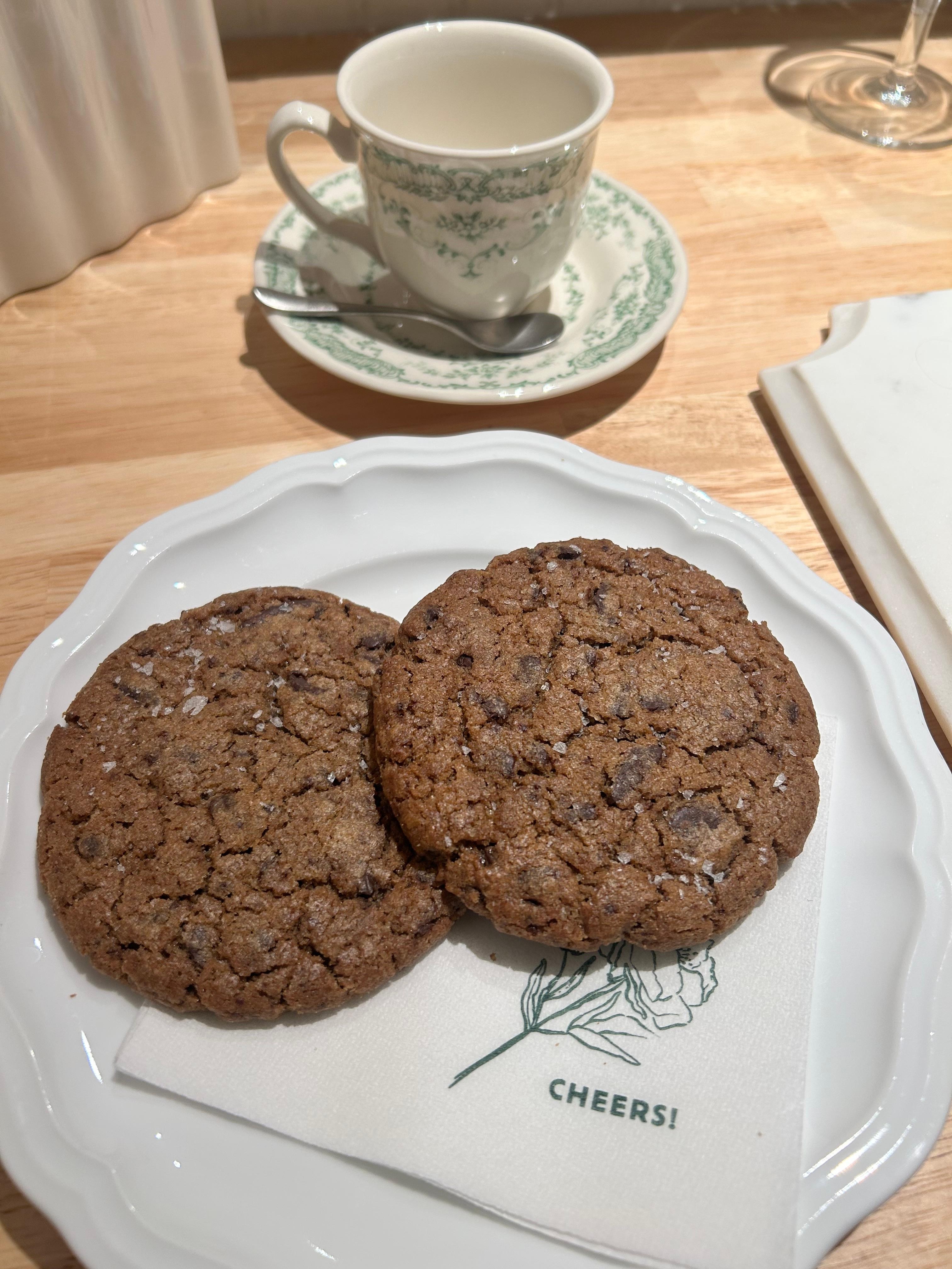 Freshly baked cookies delivered nightly