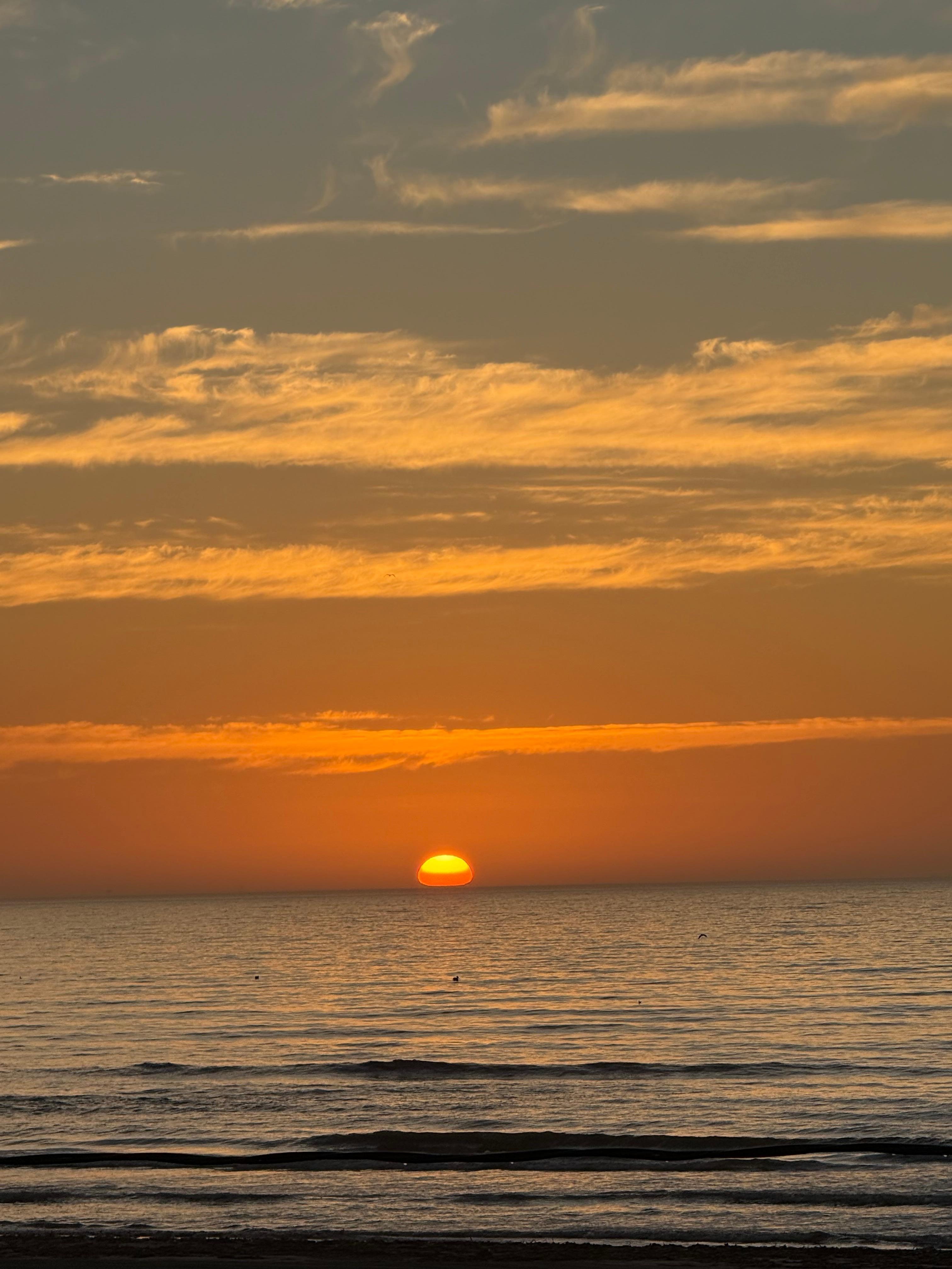 Sunrise view from the porch