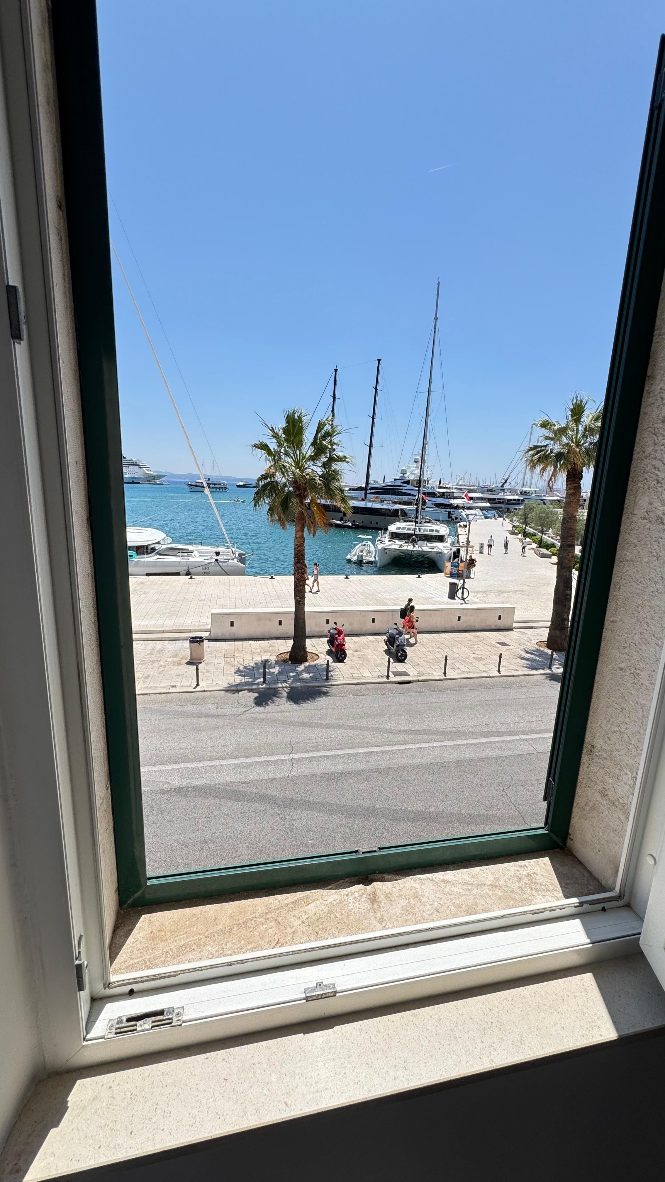 View from the window. 