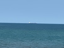 A freighter far off!
