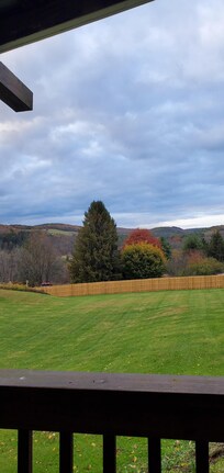 View from back porch