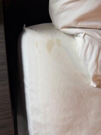 Sheets that were on a clean bed