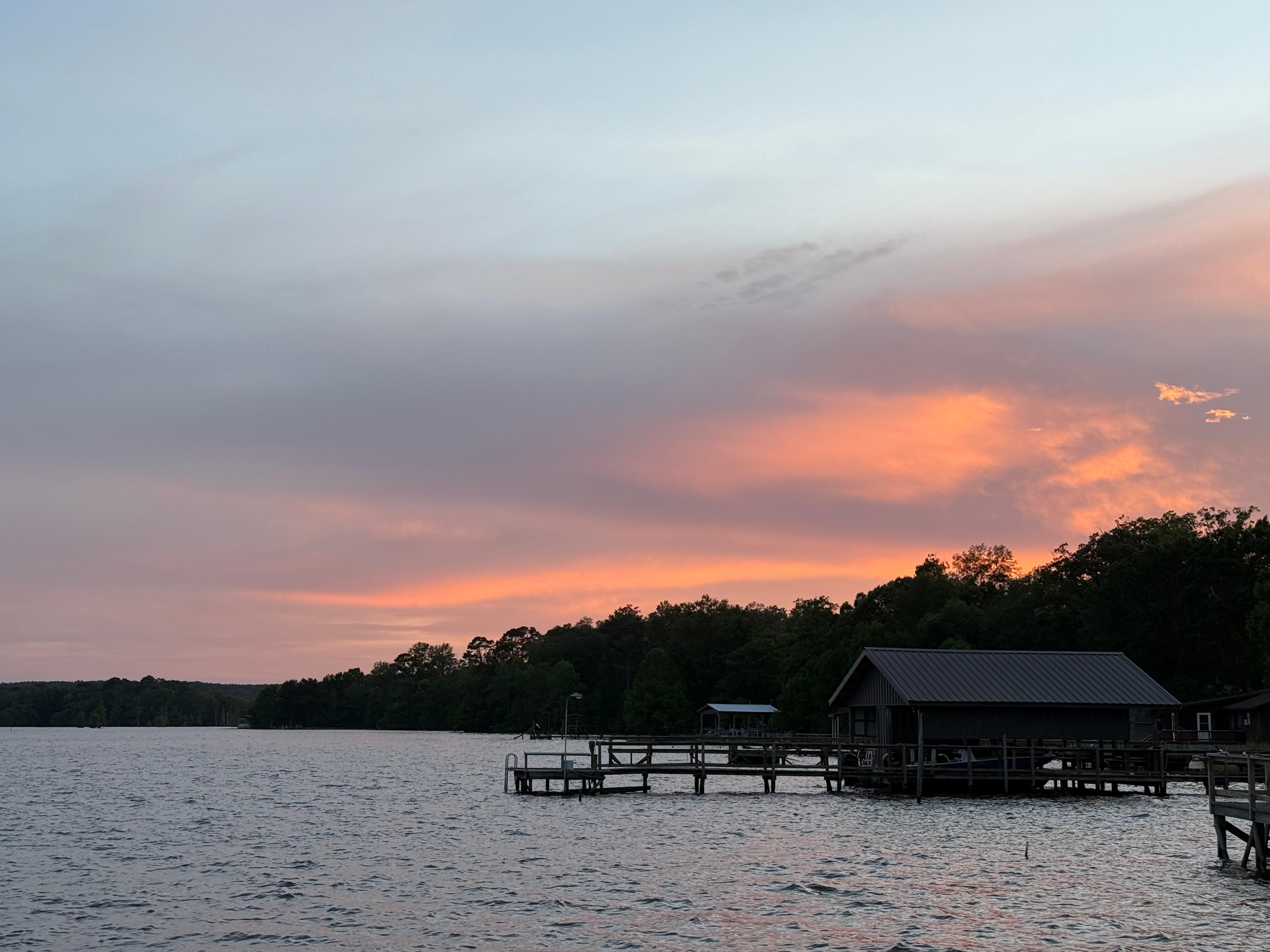 Sunset from the wharf