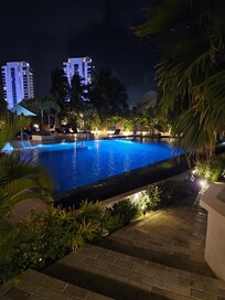 The Cliff Infinity pool at night - beautiful!