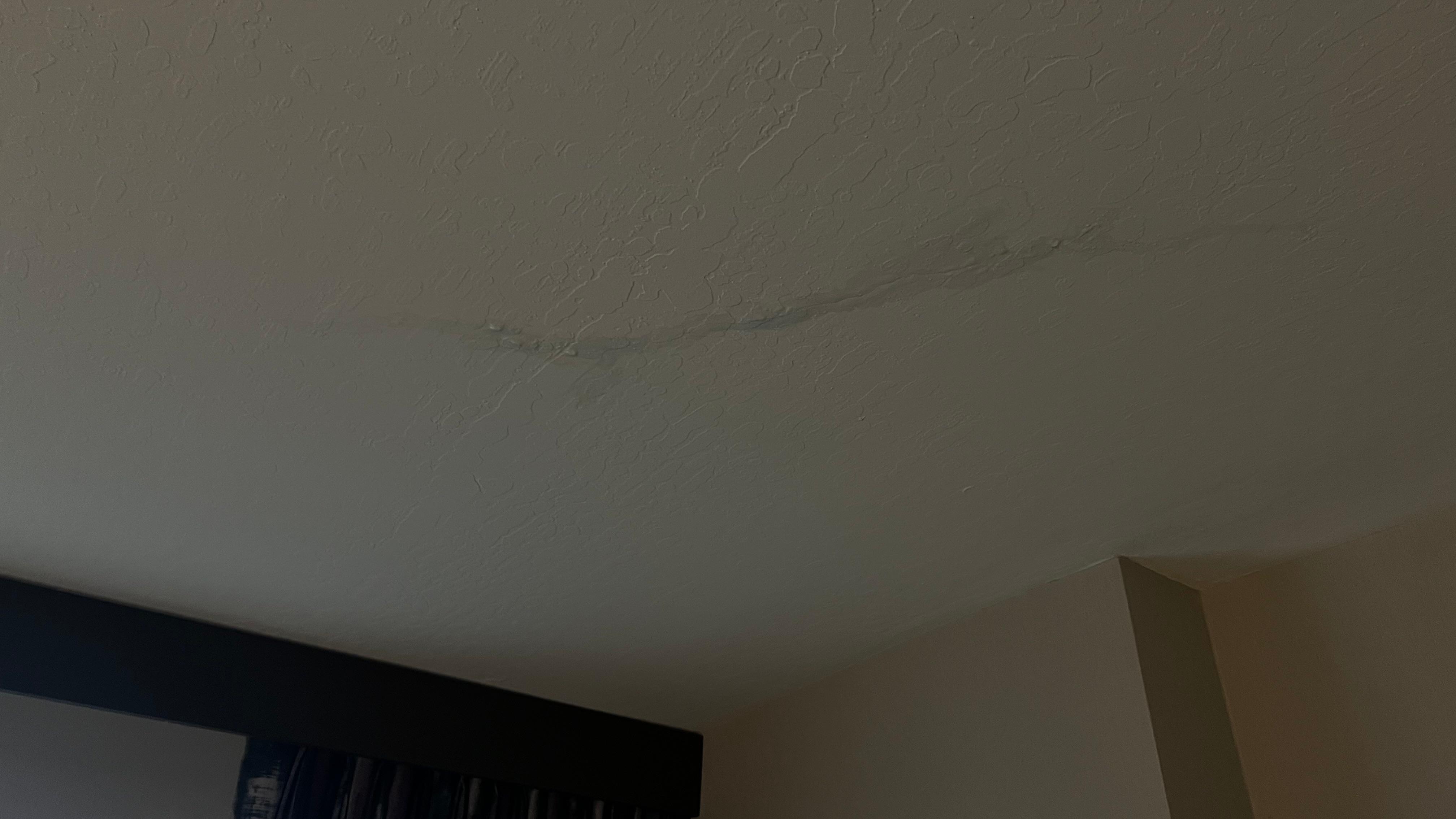 Roof leak in bedroom 